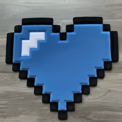 Minecraft Heart Rug