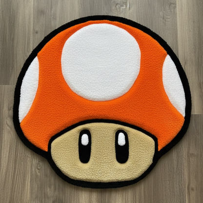 Power-Up Mushroom Tufted Rug